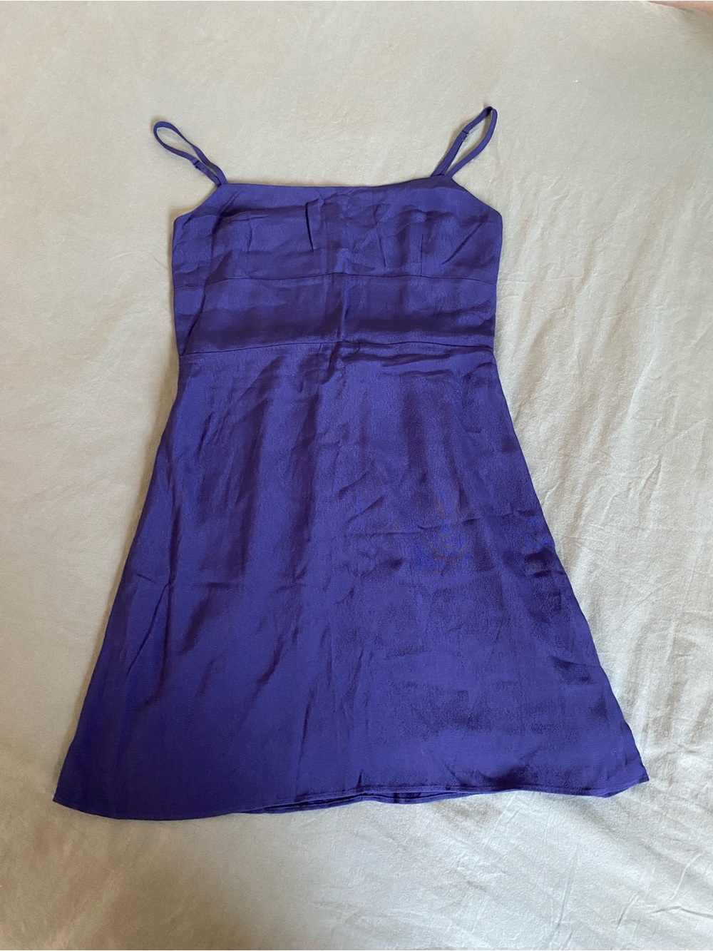 Sunday Best Deep Violet Mini Dress